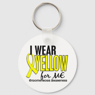 Chaveiro Eu visto o amarelo para mim a endometriose 10