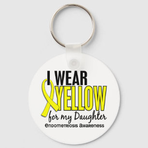 Chaveiro Eu visto o amarelo para minha endometriose da
