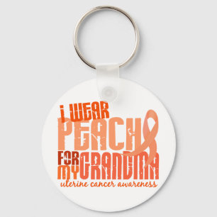 Chaveiro Eu visto o pêssego para meu cancer uterina da av