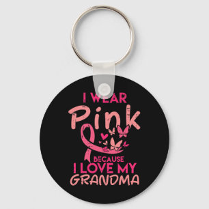 Chaveiro Eu Visto Rosa Ama Minha Avó Cancer De Mama Awarene