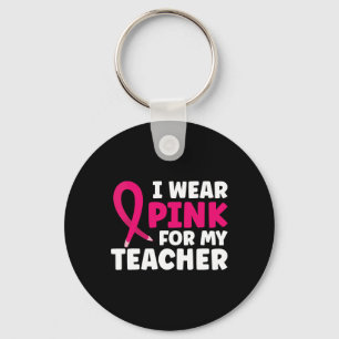 Chaveiro Eu Visto Rosa Para A Consciência Do Cancer Da Mama