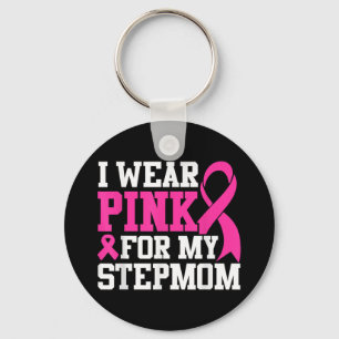 Chaveiro Eu Visto Rosa Para A Minha Consciência Do Cancer D
