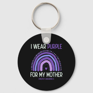 Chaveiro Eu Visto Roxo Para A Sensibilização Das Minhas Mãe