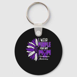 Chaveiro Eu Visto Roxo Para Minha Mãe Fibromialgia Sensibil