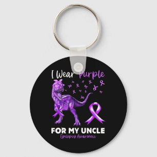 Chaveiro Eu Visto Roxo Para O Meu Tio Epilepsy Sensibence D