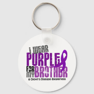 Chaveiro Eu Visto Roxo pela Doença de Crohn do Meu Irmão 6