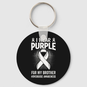 Chaveiro Eu Visto Roxo Por Minha Consciência Da Sobredosage