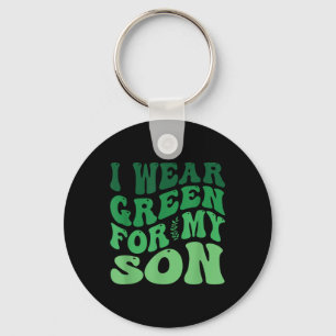 Chaveiro Eu Visto Verde Para O Meu Filho Sensibilização Par