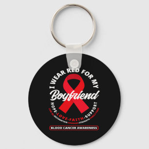 Chaveiro Eu Visto Vermelho Para Minha Consciência Do Cancer