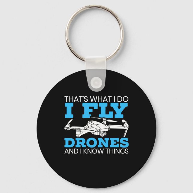 Chaveiro Eu Voo Drones (Frente)