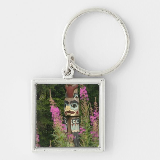 Chaveiro EUA, Alasca, Ketchikan, Totem Bight State (Frente)