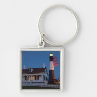 Chaveiro EUA, Geórgia, Tybee Island, Bandeira Hasteada
