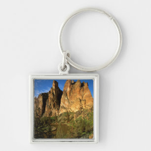 Chaveiro EUA, Oregon, Penhascos de Granito Em Smith Rock St