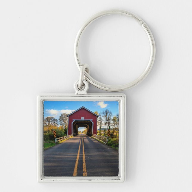 Chaveiro EUA, Oregon, Scio, Shimanek Bridge 2 (Frente)