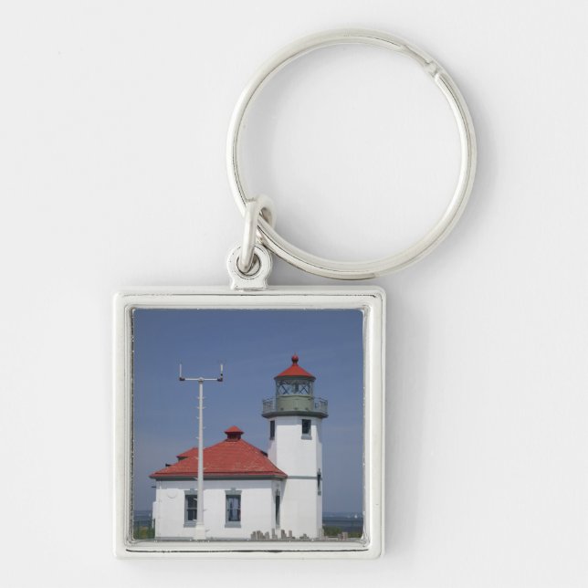 Chaveiro EUA, Washington, Seattle, Farol Alki Point, (Frente)
