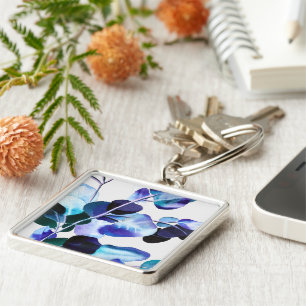 Chaveiro Eucalyptus Gum deixa a aquarela