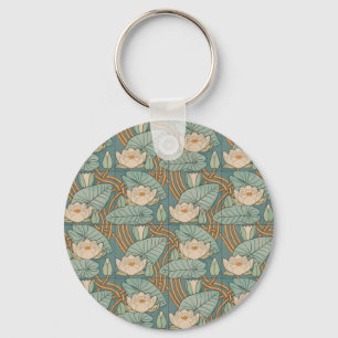 Chaveiro Eugene Grasset Water Lily Lily Floral Design