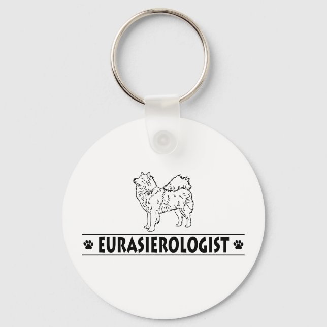 Chaveiro Eurasier Humorístico (Frente)