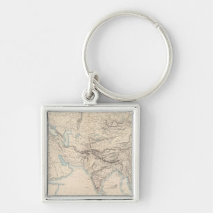 Chaveiro Europa física e Ásia