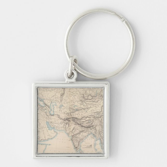 Chaveiro Europa física e Ásia (Frente)