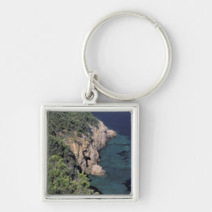 Chaveiro Europa, Itália, Toscana. Costa rochosa; Cala