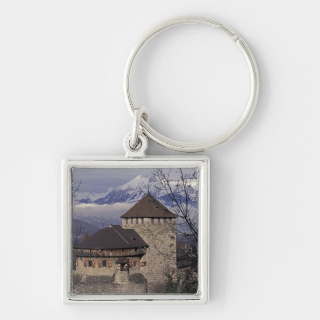 Chaveiro Europa, Liechtenstein, Vaduz. Castelo de Vaduz, (Frente)
