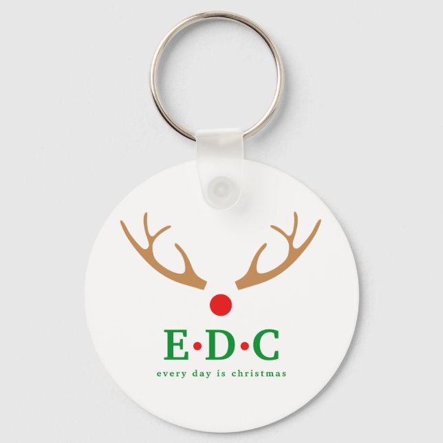 Chaveiro Every Day is Christmas Key Ring (Frente)