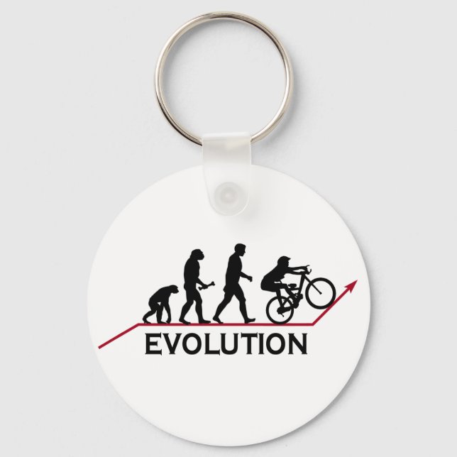 Chaveiro Evolução das bicicletas de montanha (Frente)