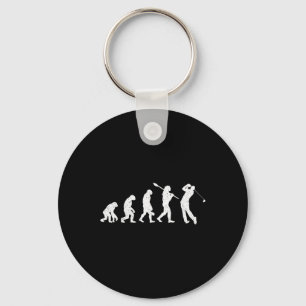 Chaveiro Evolução do Golfista - Pai Avô Amante do Golfe Vai
