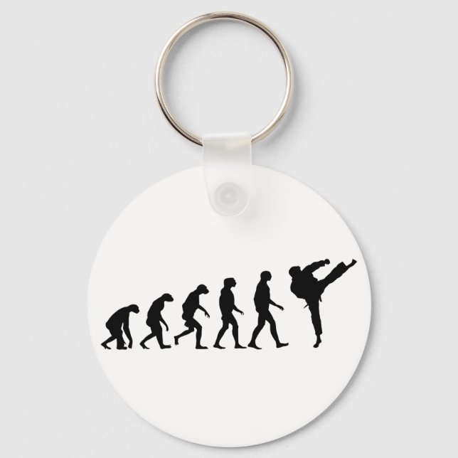 Chaveiro Evolução do Karate (Frente)
