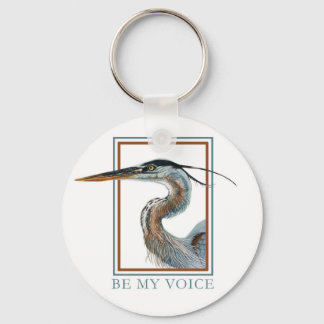 Chaveiro Excelente Blue Heron por Jane Freeman