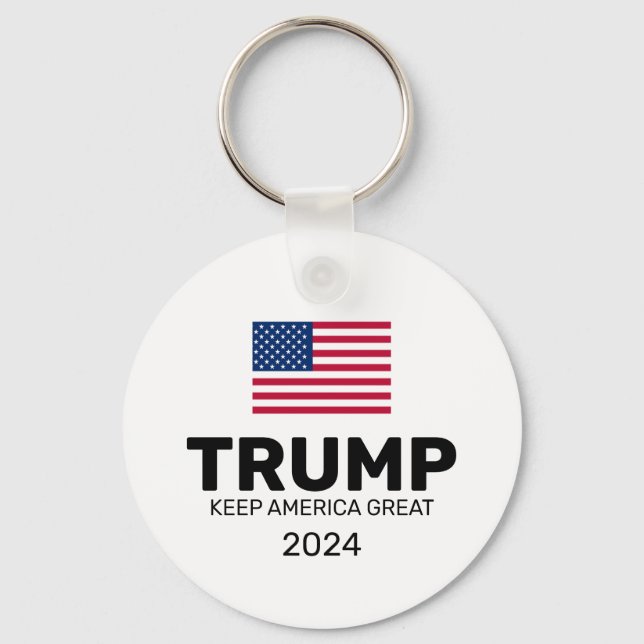Chaveiro Excelente Trump 2024 Keep America (Frente)