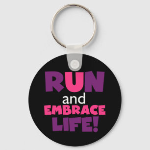 Chaveiro Executar Embrace Life Pink