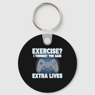 Chaveiro Exercício Eu Achei Que Você Disse Vidas Extras Jog