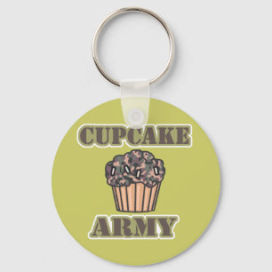 Chaveiro Exército cupcake