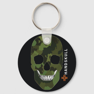 Chaveiro Exército de HANDSKULL, crânio feliz, bandeira do
