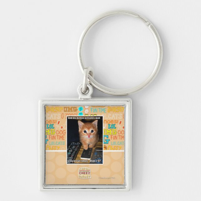 Chaveiro Exército de robôs maus (Frente)