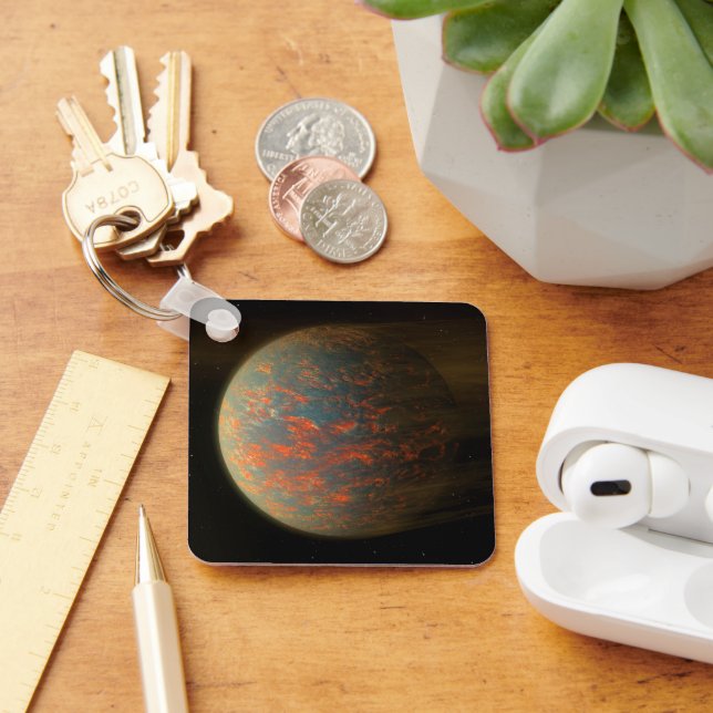 Chaveiro Exoplaneta 55 Cani E E Sua Superfície Molena (Mesa)