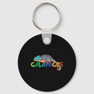 Chaveiro Exótico Camaleão Colorido das Ilhas Galápagos