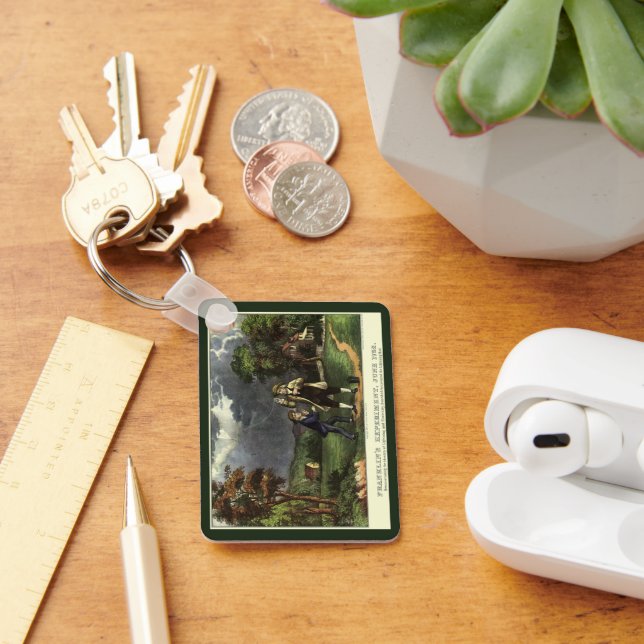 Chaveiro Experiência de Benjamin Franklin com Pipa e Relâmp (Mesa)