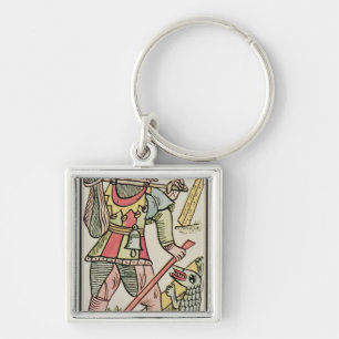 Chaveiro Expiação, cartão de tarot, francês