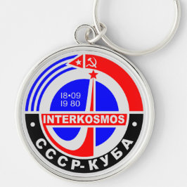 CHAVEIRO EXPLORAÇÃO ESPACIAL SOVIET INTERKOSMOS A PARTIR DO