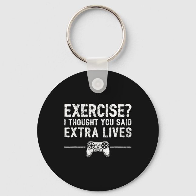 Chaveiro Extra Lives Funny Video Game Controller Retro Game (Frente)