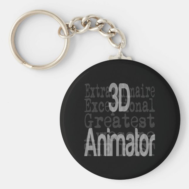 Chaveiro Extraordinário Animador 3D (Frente)