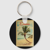 Exuma Palm Tree Viagens vintage