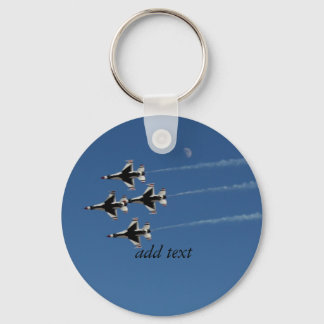 Chaveiro F-16 Formação De Diamantes De Thunderbird