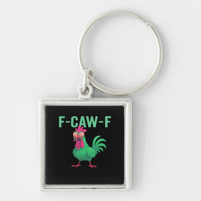 Chaveiro F-Caw-F Chicken Vintage Style (Frente)