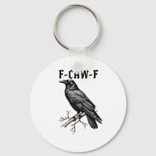Chaveiro F Caw F Crow, F-Caw-F Passarinho Fofo Meme