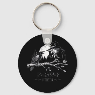 Chaveiro F-Caw-F Crow Halloween Witch F-Caw-F