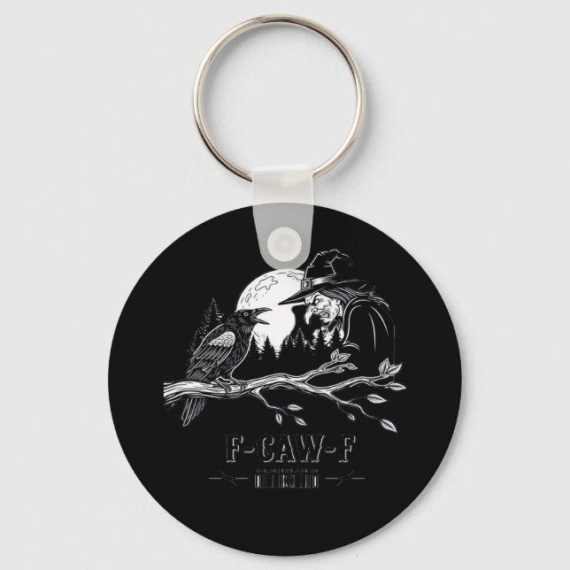 Chaveiro F-Caw-F Crow Halloween Witch F-Caw-F (Frente)